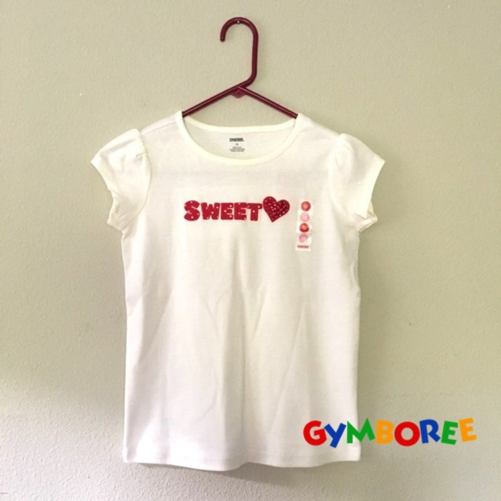 Gymboree Sweet Heart Short Sleeve Top 12